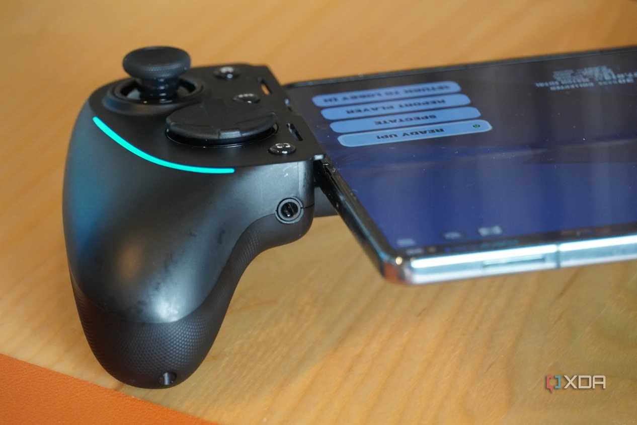 The 3.5mm jack on the Razer Kishi Ultra.