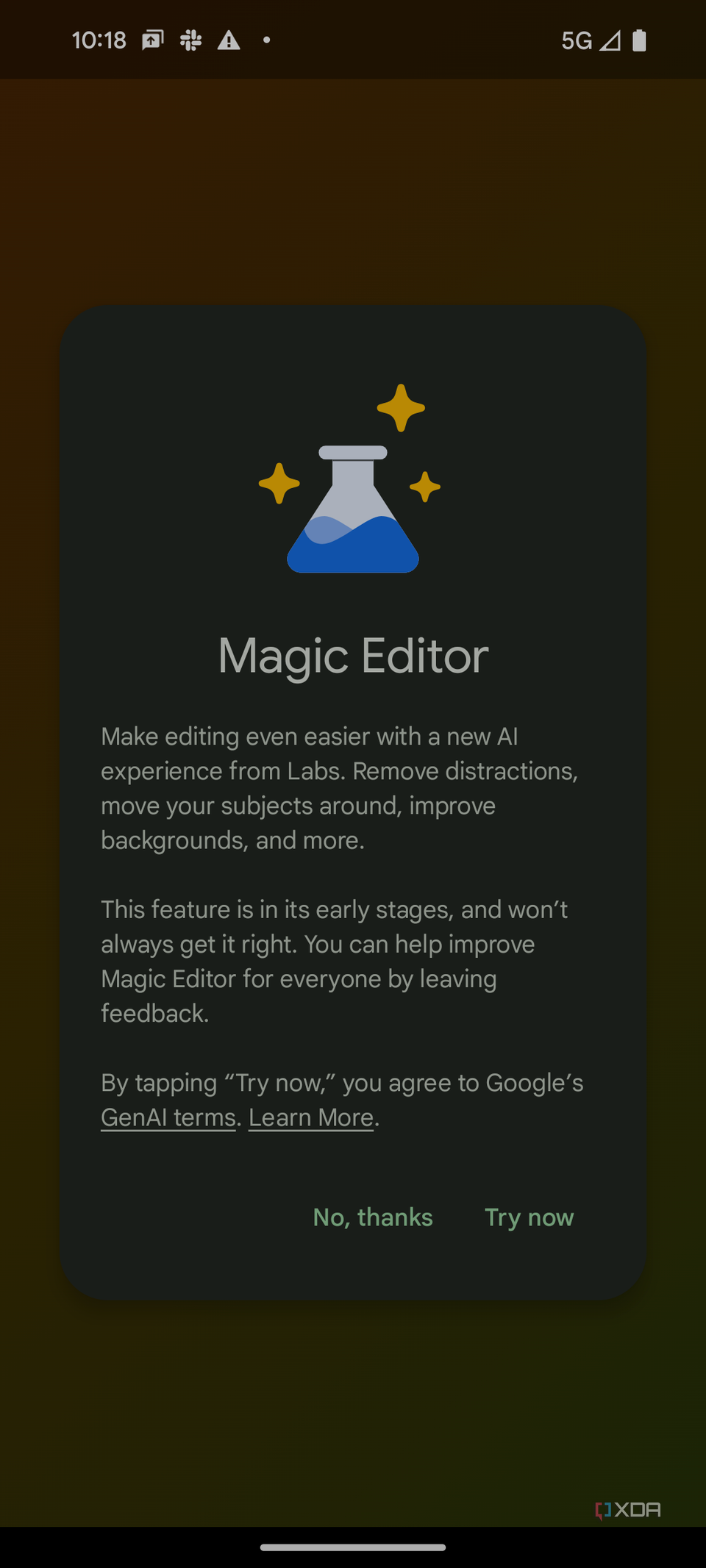 A screenshot showing the Magic Editor details.