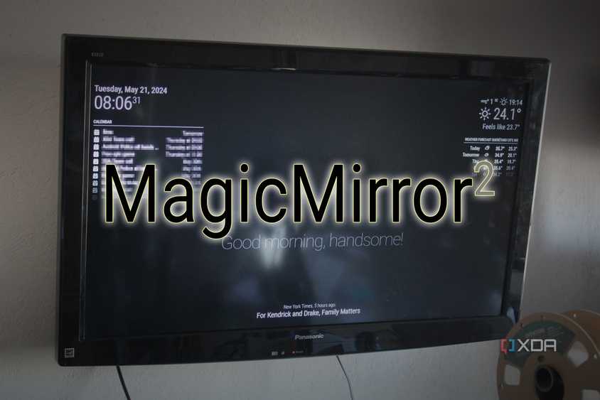 How I customized MagicMirror to make a digital daily dashboard