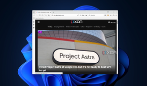Screenshot of XDA homepage in Maxthon Browser