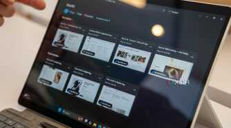 Microsoft Recall running on a Copilot+ device.