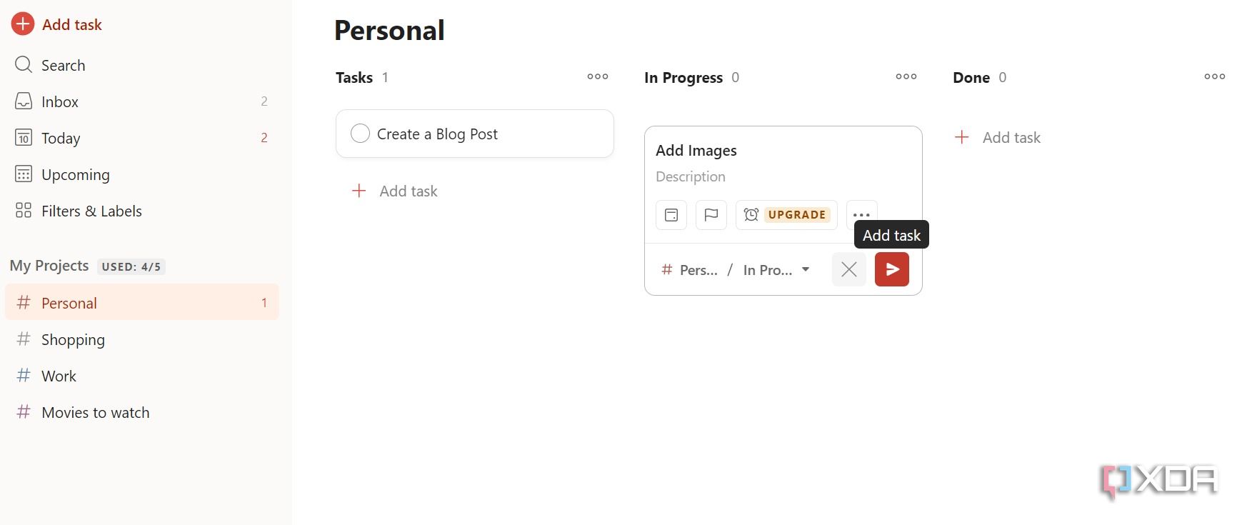 Todoist project