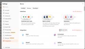 Todoist settings