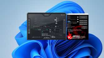 image showing MSI Afterburner and Kombuster software