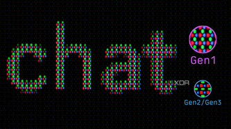 A close-up of the subpixels on the MSI MAG 341CQP, confirming it's use of a first-generation QD-OLED layout.