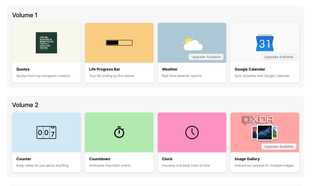 Third-party Notion widgets