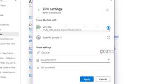OneNote sharing