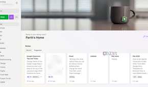 Evernote interface