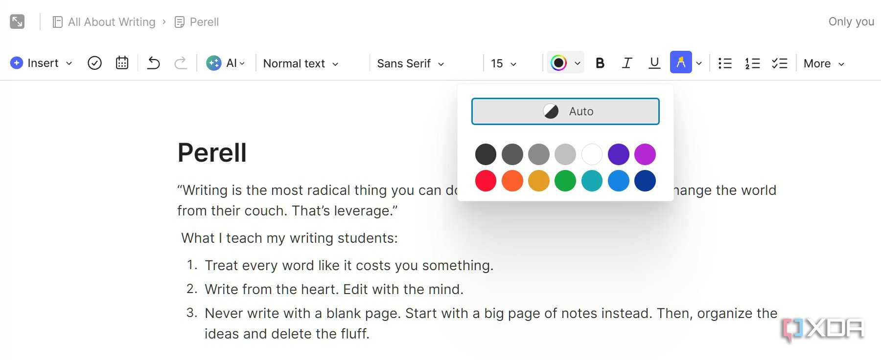 Evernote tools