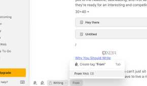 Evernote tags