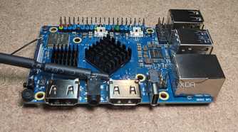 Orange Pi 5 Pro power and AV ports