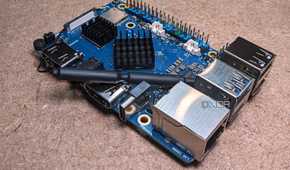 Orange Pi 5 Pro top-front angle
