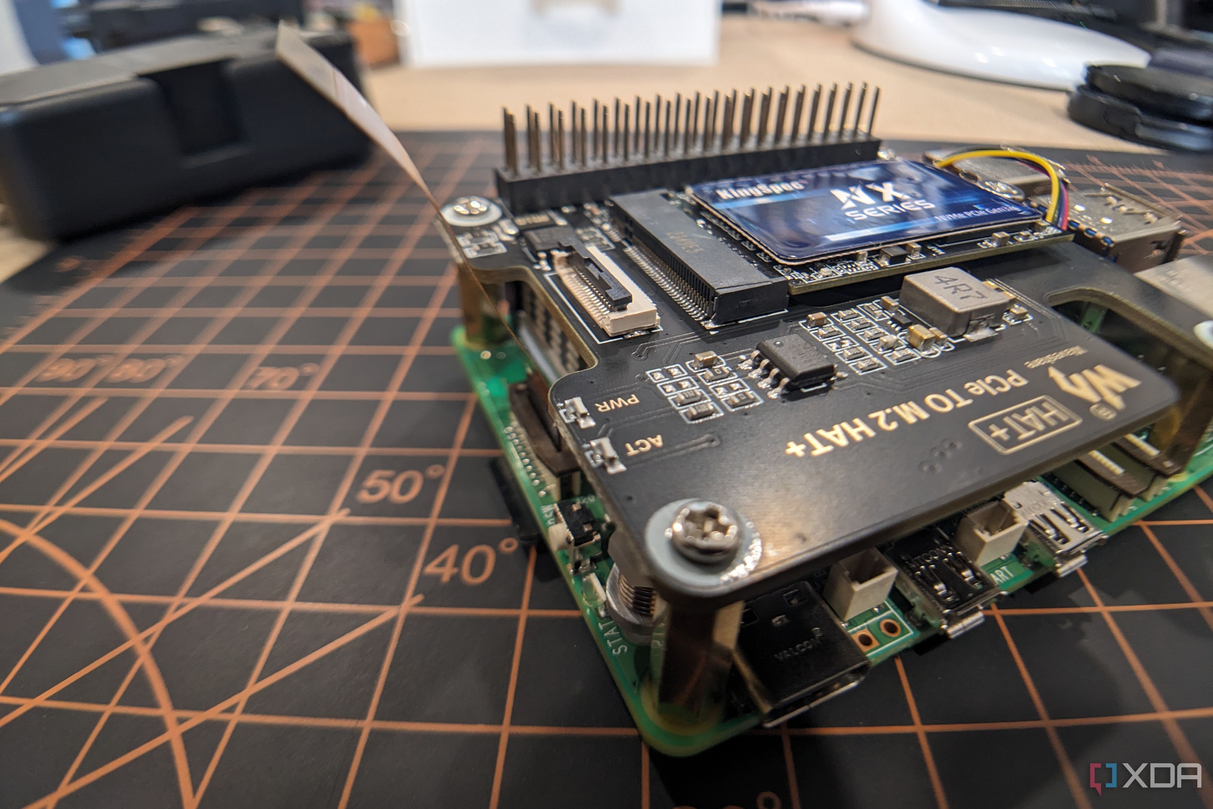 HAT PCIe tab open
