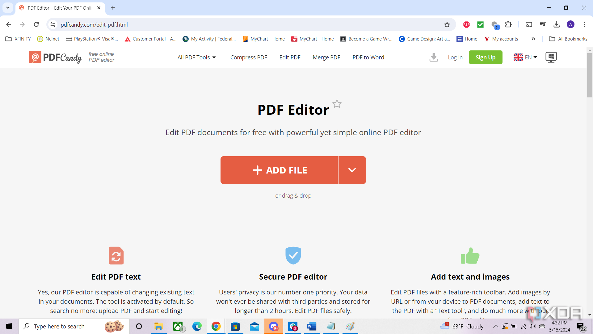 pdfcandy editor