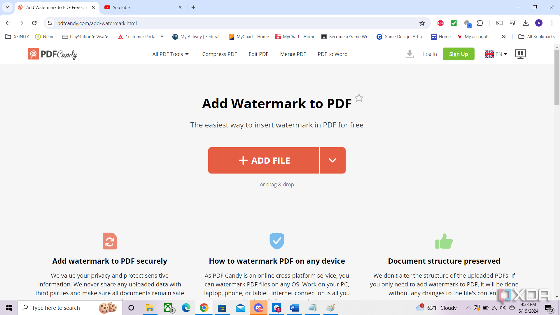 pdfcandy add watermark