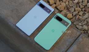 A Pixel 7a and Pixel 8a side by side.