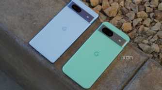 A Pixel 7a and Pixel 8a side by side.