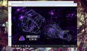 EndeavourOS running on a Proxmox server