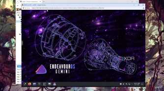 EndeavourOS running on a Proxmox server