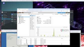 Proxmox Web app running VMs and containers
