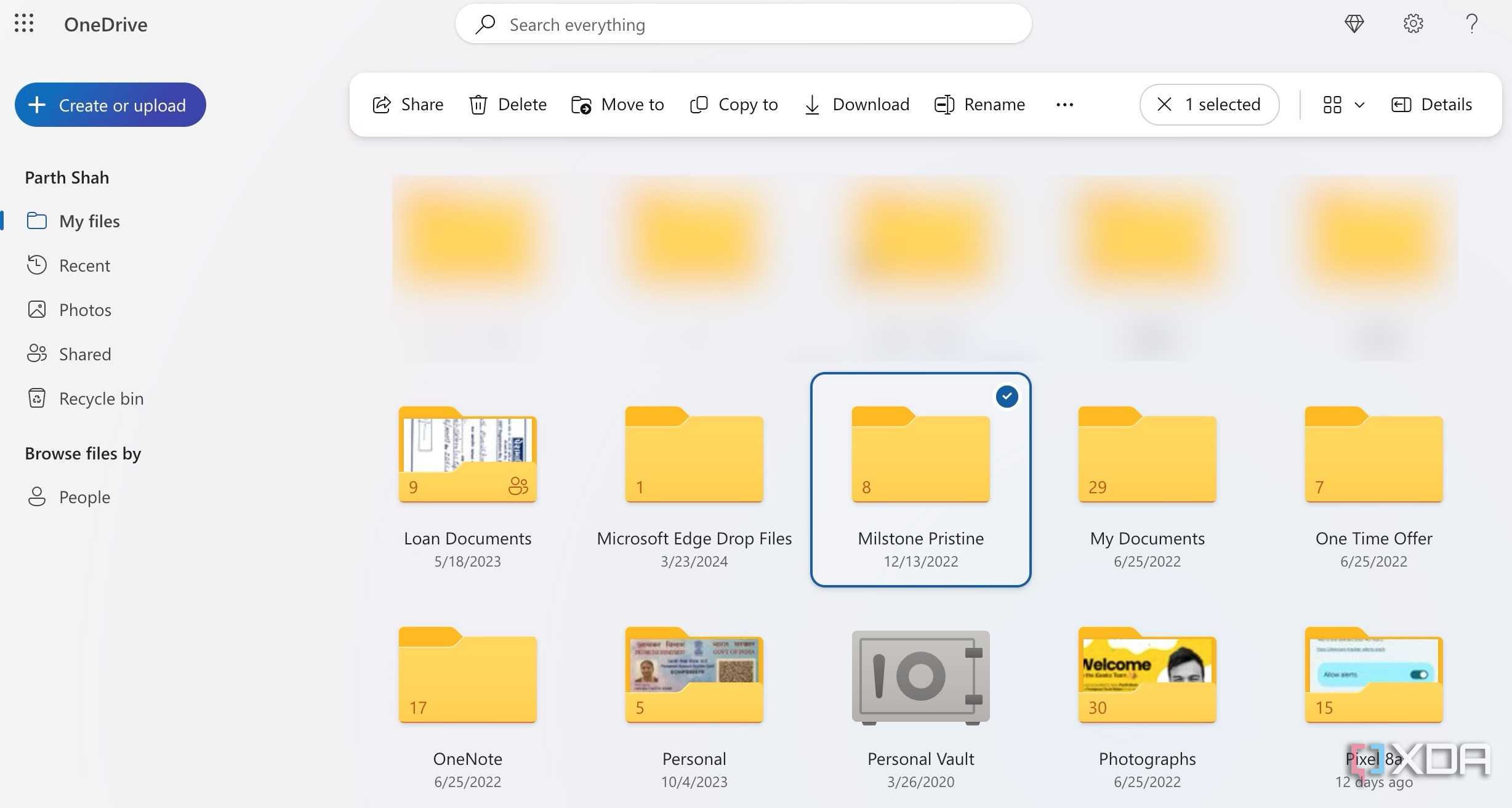 Share OneDrive folder