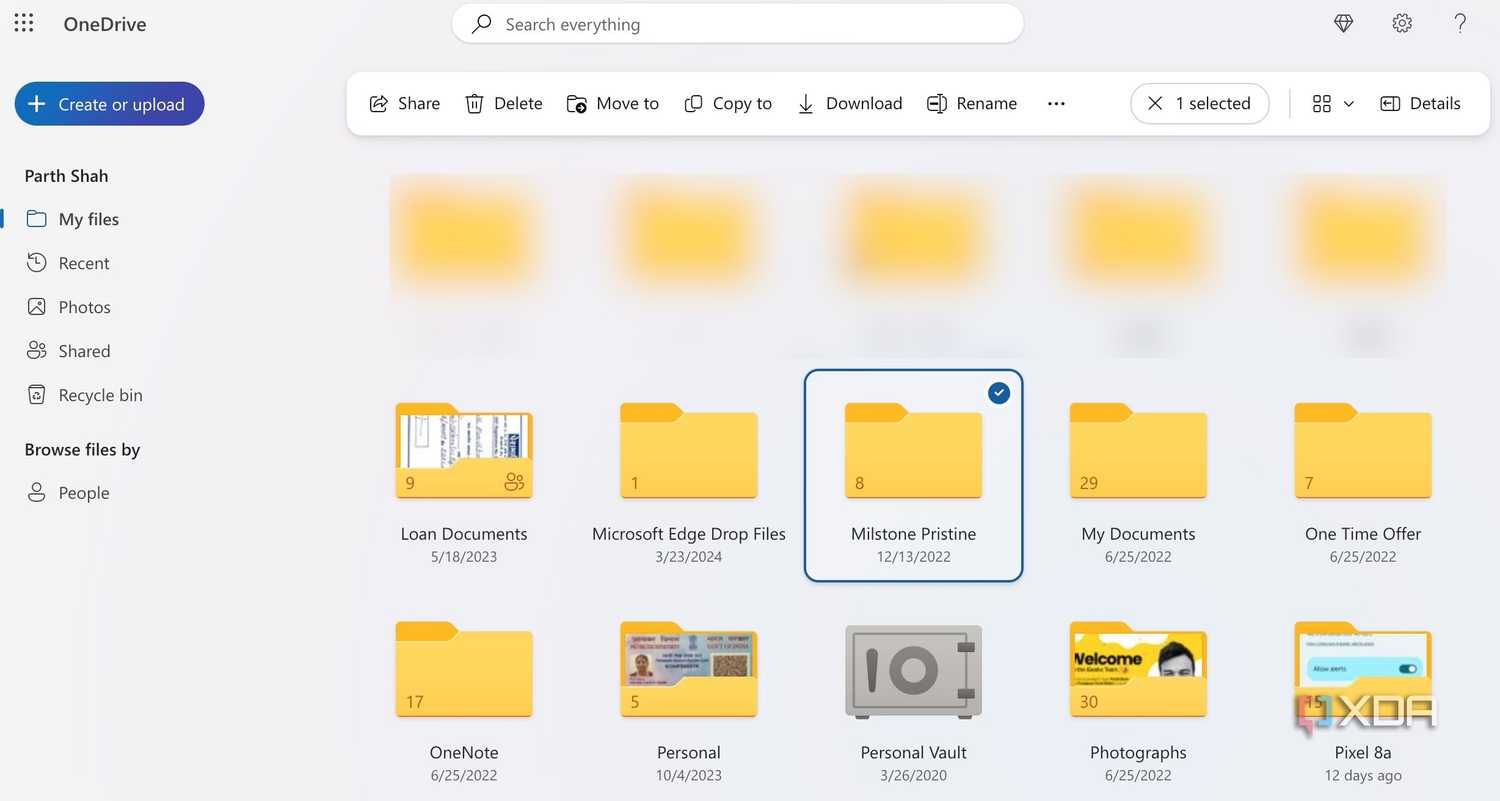 Share OneDrive folder