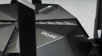 An image showing the Reyee E6 AX6000 gaming router.