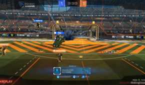 screenshot of the game rocket league