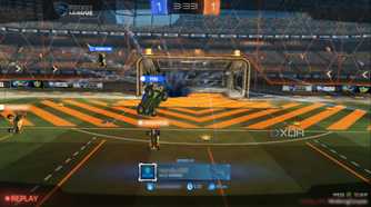 screenshot of the game rocket league