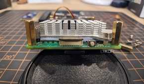 Raspberry Pi 5 PCIe slot closed