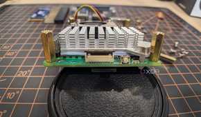 Raspberry Pi 5 PCIe tab open