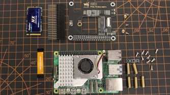 Build parts for the Waveshare PCIe to M.2 HAT for the Raspberry Pi 5