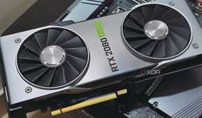 An image showing an RTX 2080 Super GPU kept on a motherboard.