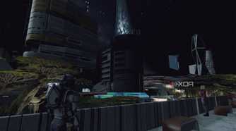 screenshot of the game starfield inside one of the cities