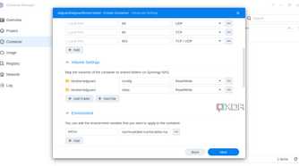 Configuring ports and folders for AdGuard on Synology DSM