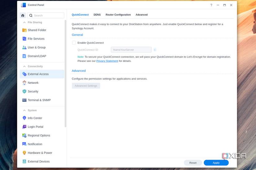 Synology DSM QuickConnect