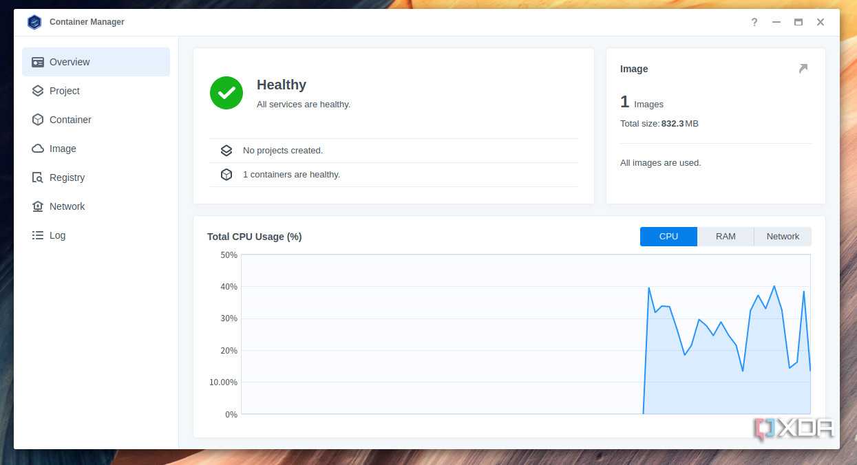 synology-dsm-container-manager-dashboard-running-screenshot