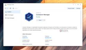 Downloading Container Manager through Package Manager