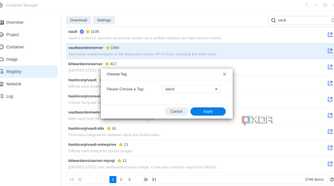 Downloading Vaultwarden image on Container Manager