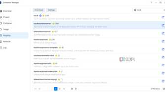 Downloading Vaultwarden image on Container Manager