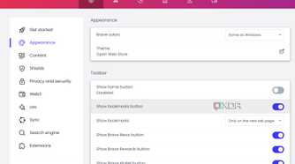 Brave settings