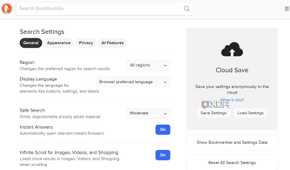 DuckDuckGo settings