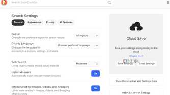 DuckDuckGo settings
