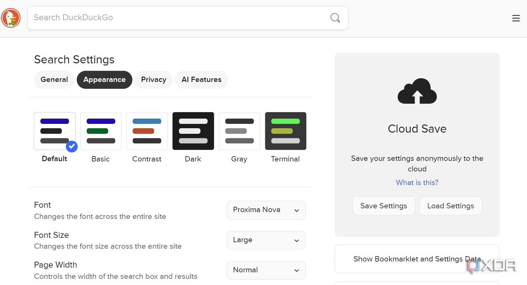 DuckDuckGo theme