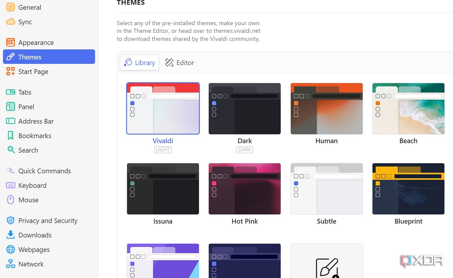Vivaldi theme