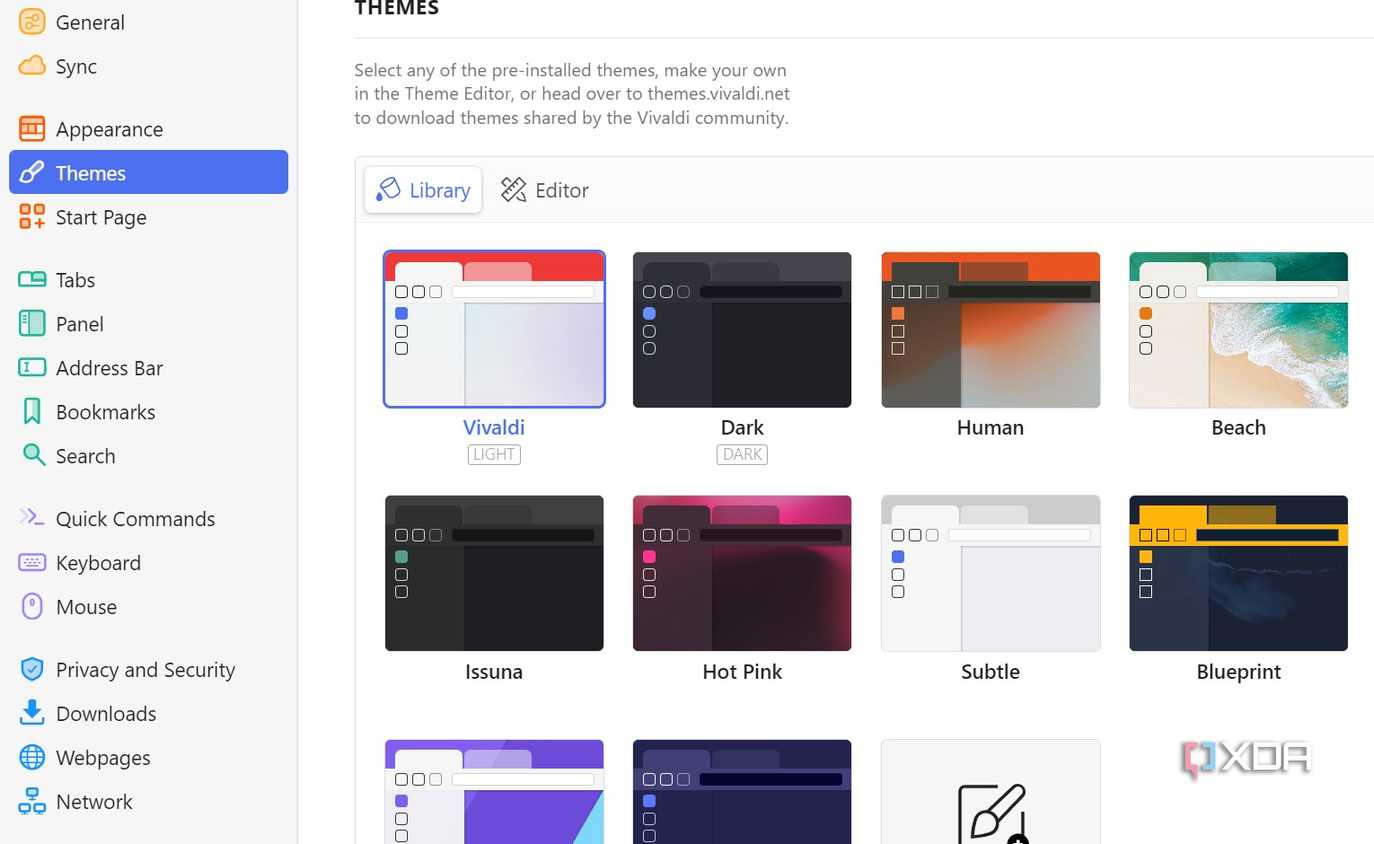 Vivaldi theme