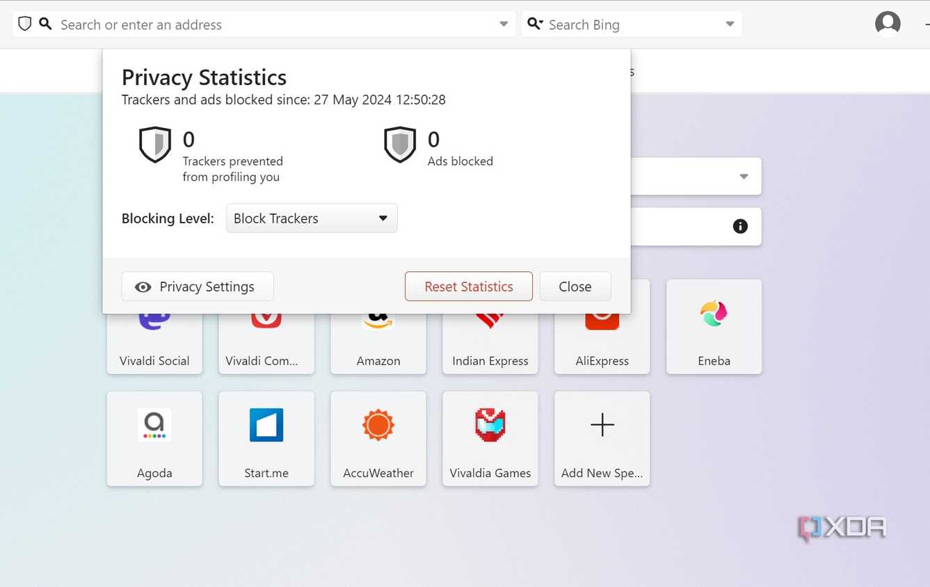Vivaldi stats