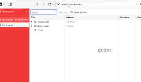 Vivaldi bookmarks