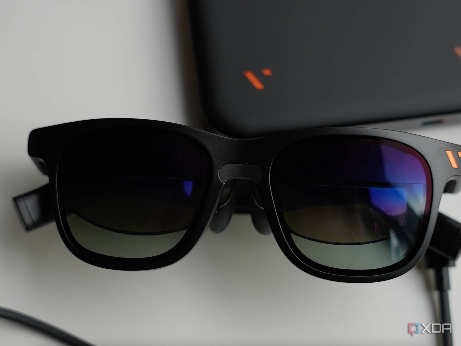 Virtual Mirror Test Glasses On Face Viture Pro AR Glasses Review - Main Image
