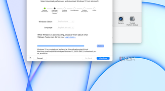 Downloading Windows 11 on VMware Fusion Pro 13.